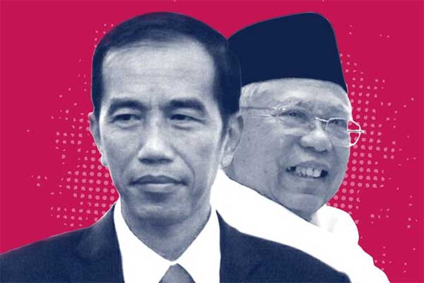 Pasangan Capres dan Cawapres Jokowi-Ma'ruf Amin