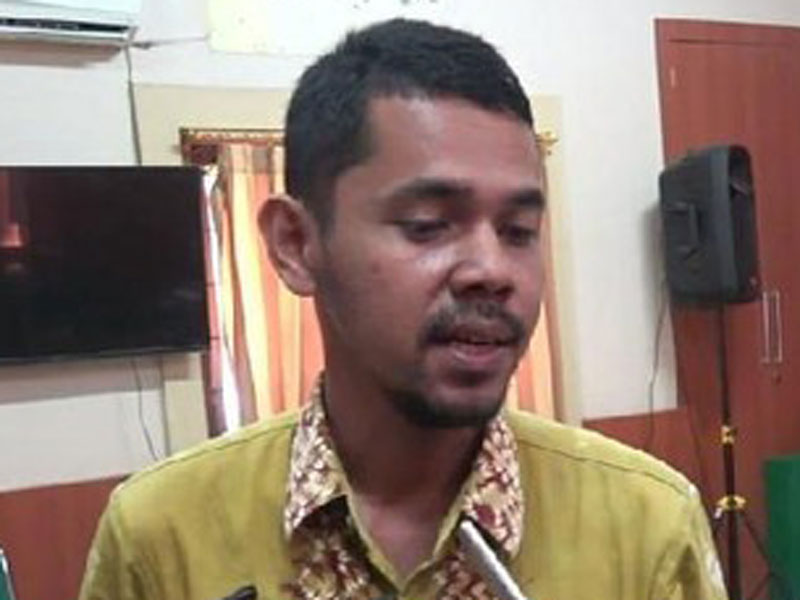 Ketua KPU Kota Pariaman Abrar Aziz .