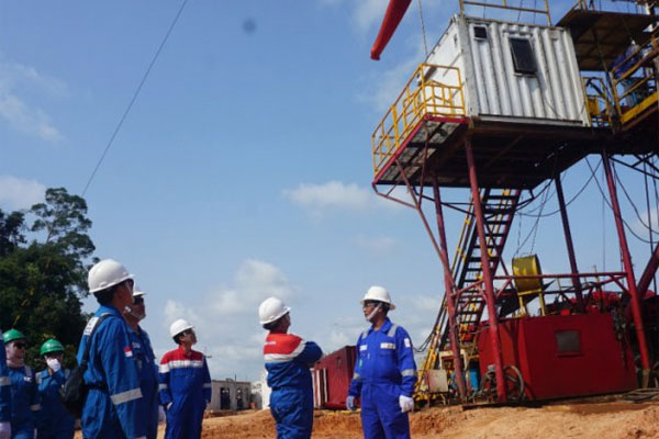 Lokasi Sumur Benewangi di Siak, Provinsi Riau, dimana BOB PT BSP-PHE menemukan cadangan minyak.