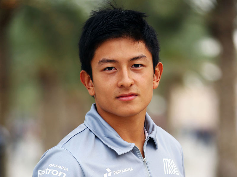 Pembalap nasional Rio Haryanto.