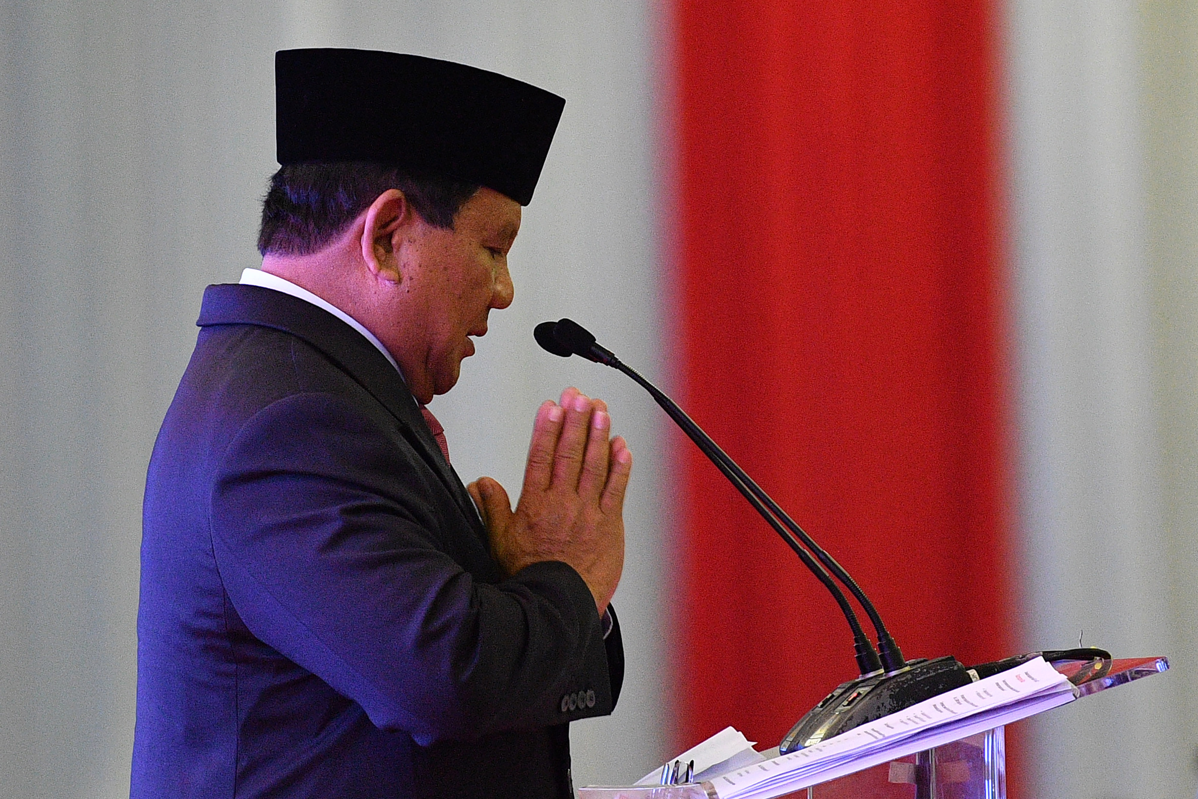 Calon presiden nomor urut 02 Prabowo Subianto