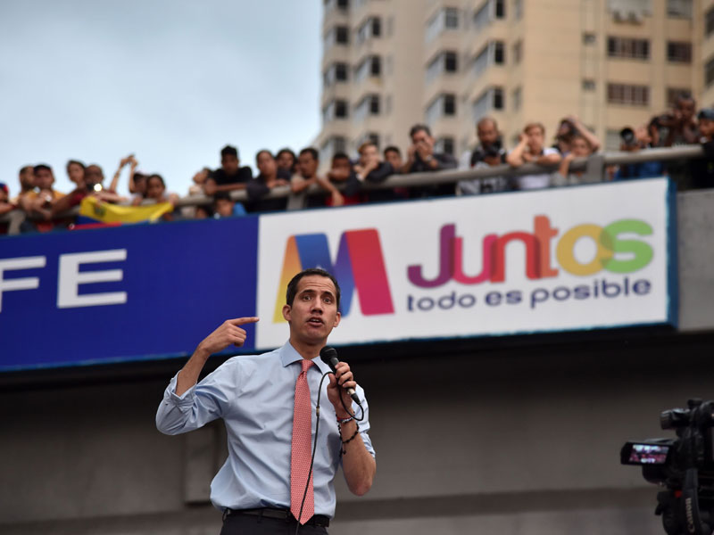 Pemimpin oposisi Venezuela Juan Guaido