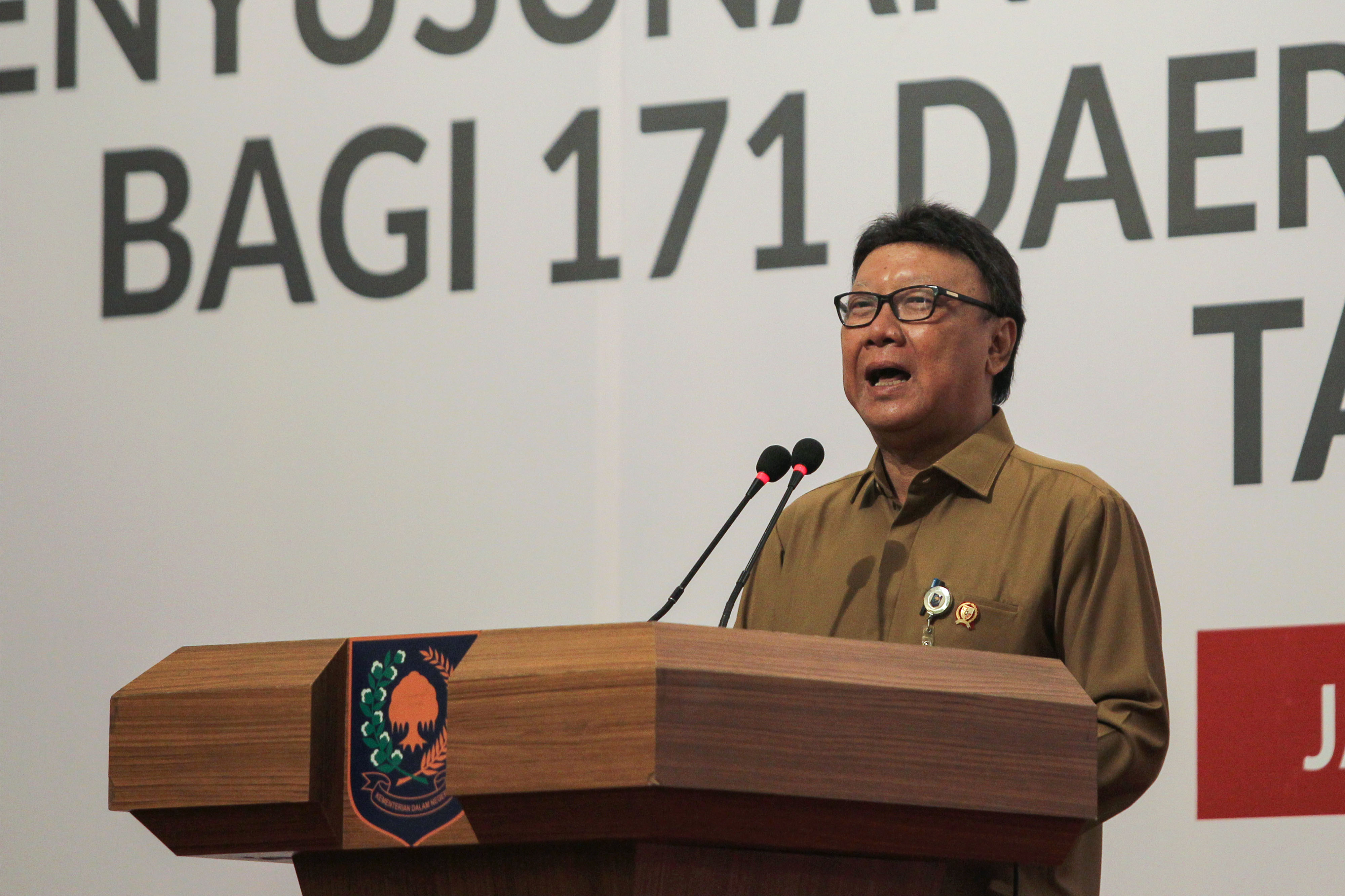 Menteri Dalam Negeri Tjahjo Kumolo