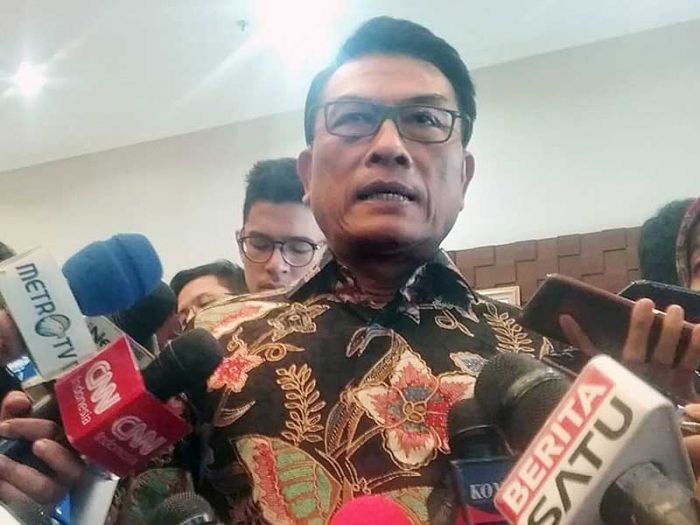  Kepala Staf Kepresidenan (KSP) yang juga Ketua Harian Tim Kampanye Nasional (TKN) Moeldoko 