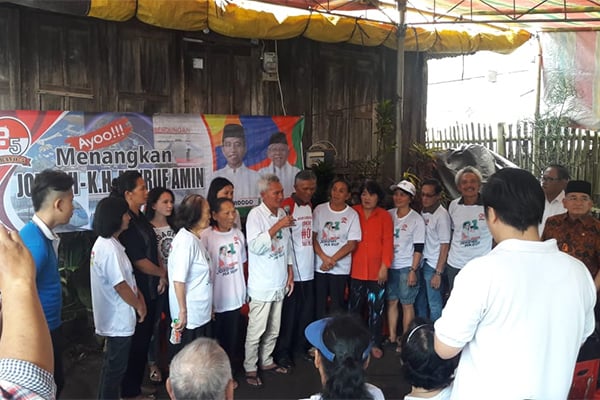 Keluarga Besar Prabowo di Minahasa Mendeklarasikan Dukung Pasangan Jokowi-Ma'ruf Amin