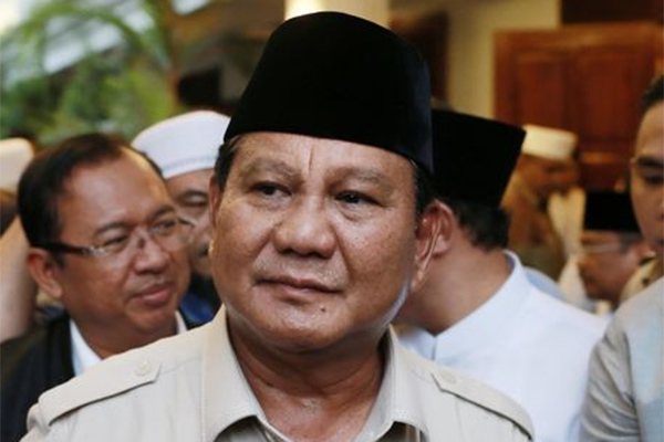 Capres nomor urut 02 Prabowo Subianto