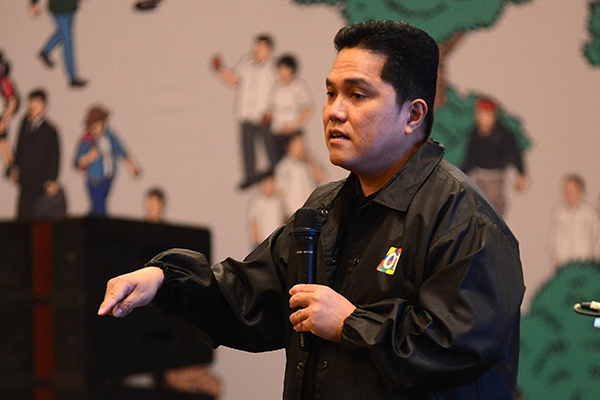 Ketua Tim Kampanye Nasional (TKN) Erick Thohir