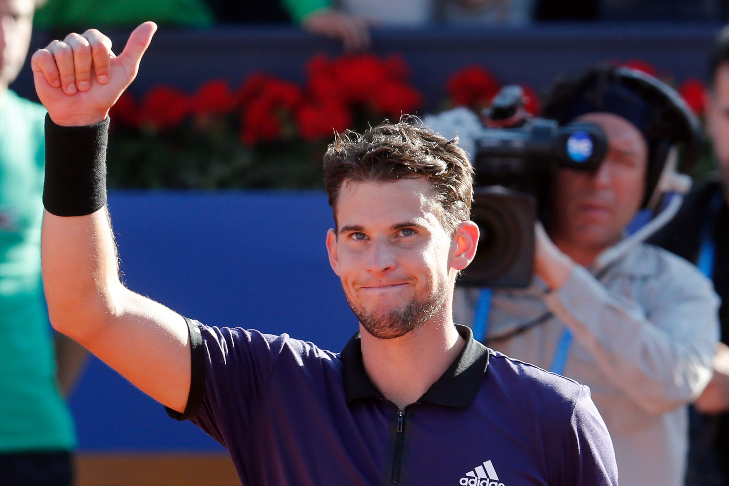 Petenis Austria Dominic Thiem singkirkan juara bertahan Rafael Nadal di semifinal Barcelona Open.