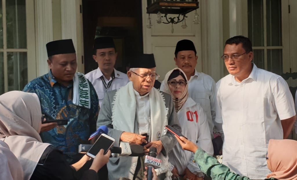 Calon wakil presiden nomor urut 01 Kiai Ma'ruf Amin