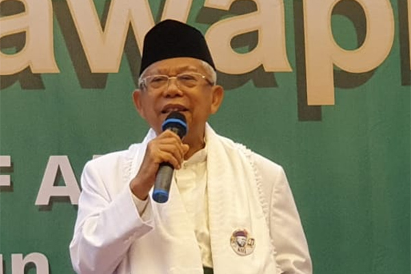Cawapres nomor urut 01 Ma'ruf Amin