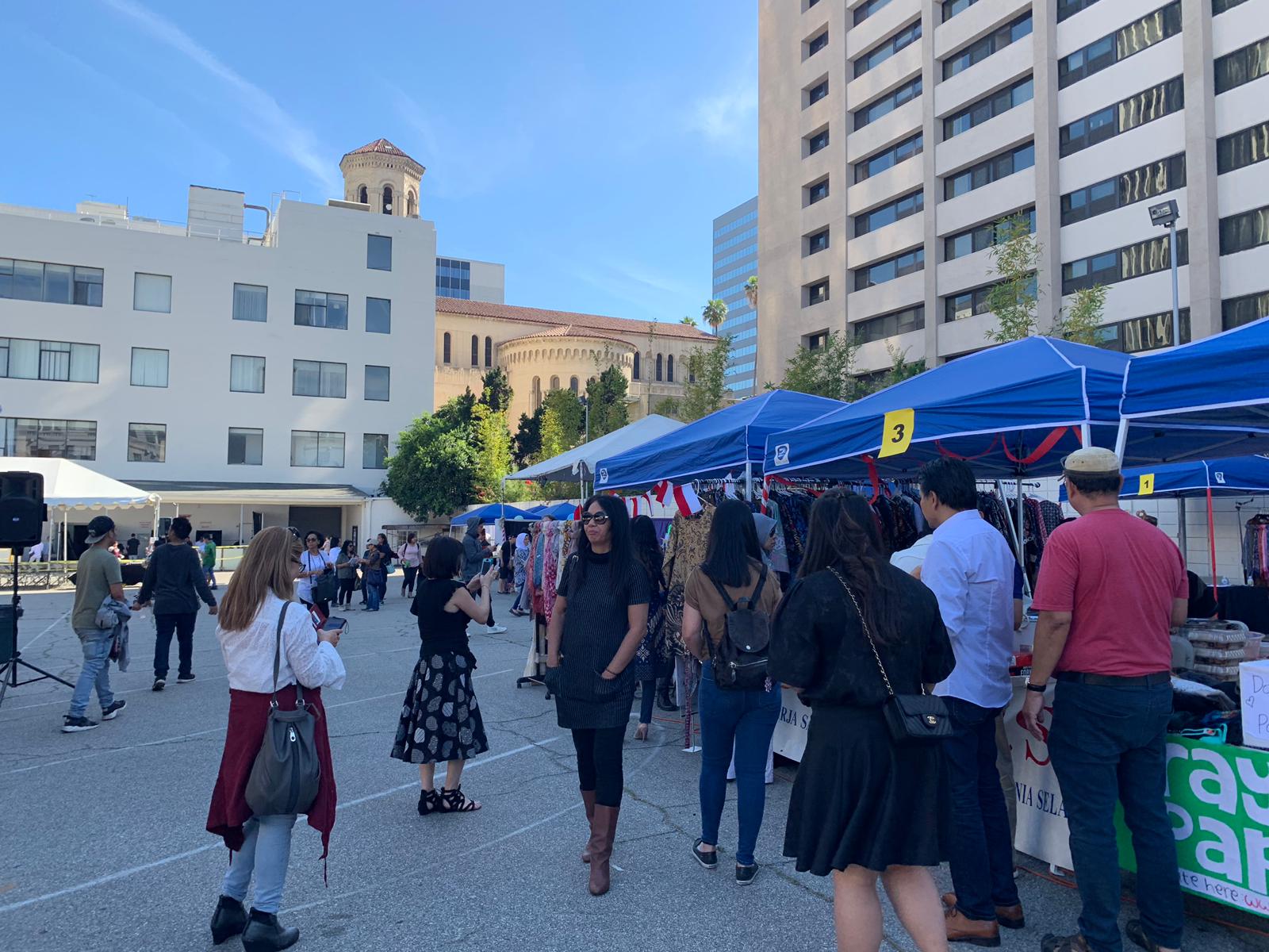 Suasana pemungutan suara di TPS LN Konsulat Jenderal Republik Indonesia-Los Angeles (KJRI-LA).