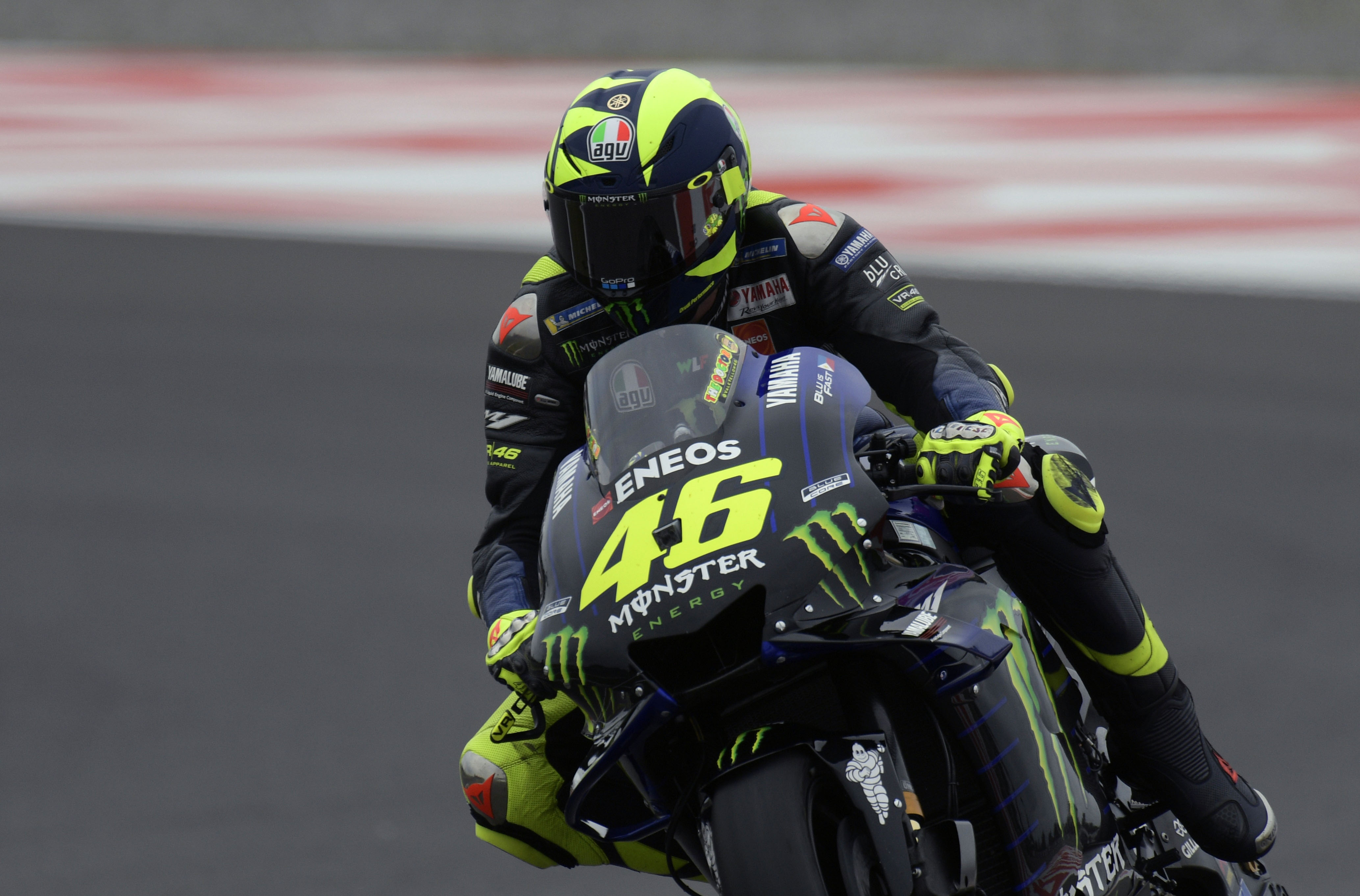 Pembalap veteran Valentino Rossi 