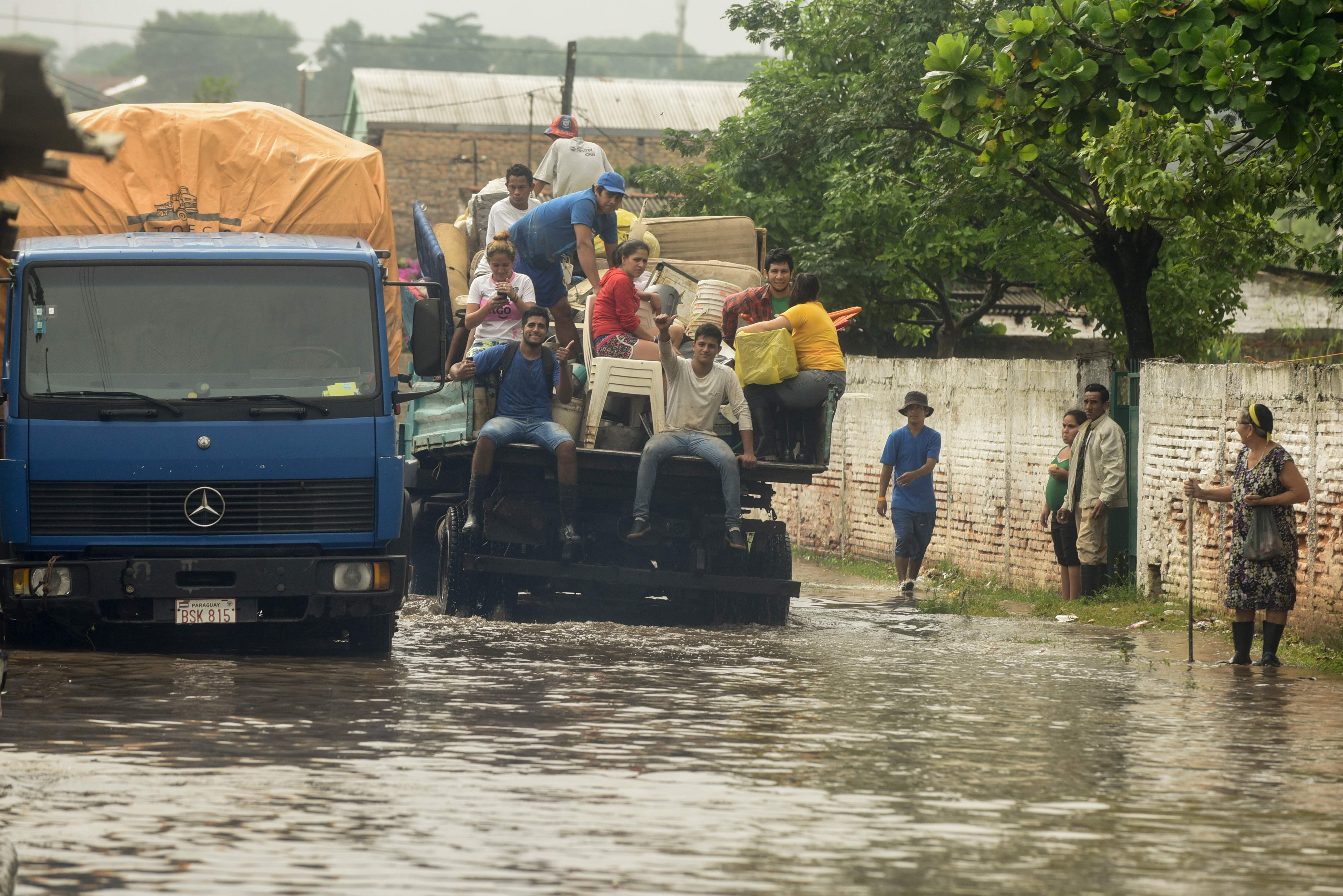 Banjir di Ausncion, Paraguay