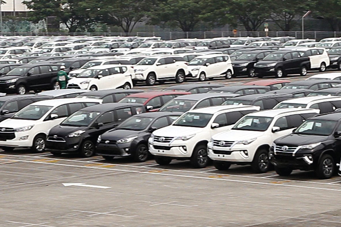 Deretan mobil Toyota