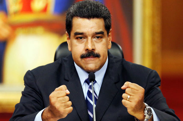 Presiden Venezuela Nicolas Maduro menyebut AS sebagai geng ekstrimis. 