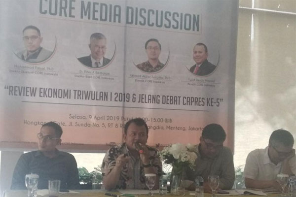 CORE dalam diskusi dengan media bertajuk 