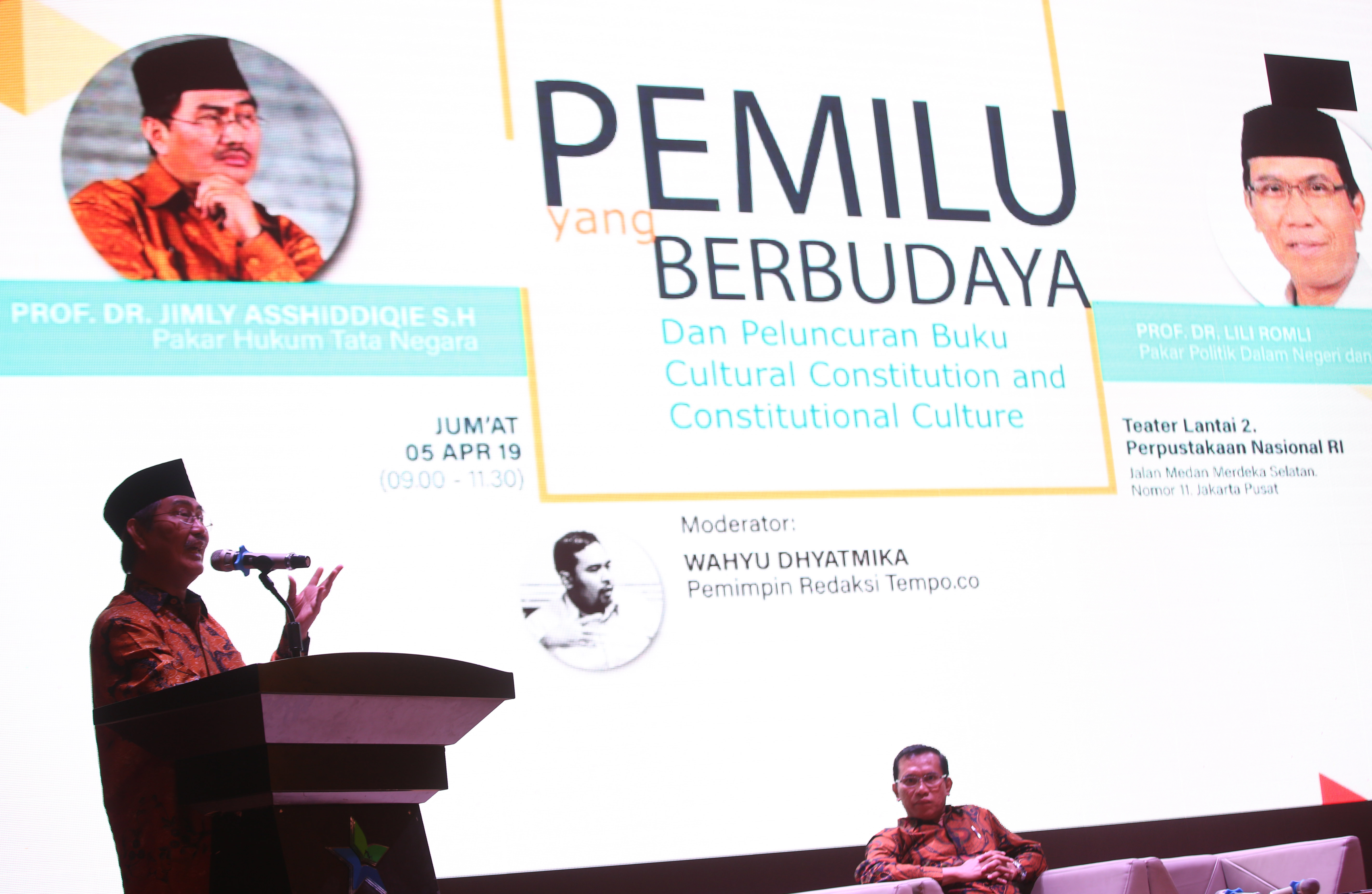 Pakar Hukum Tata Negara Jimly Asshiddiqie 