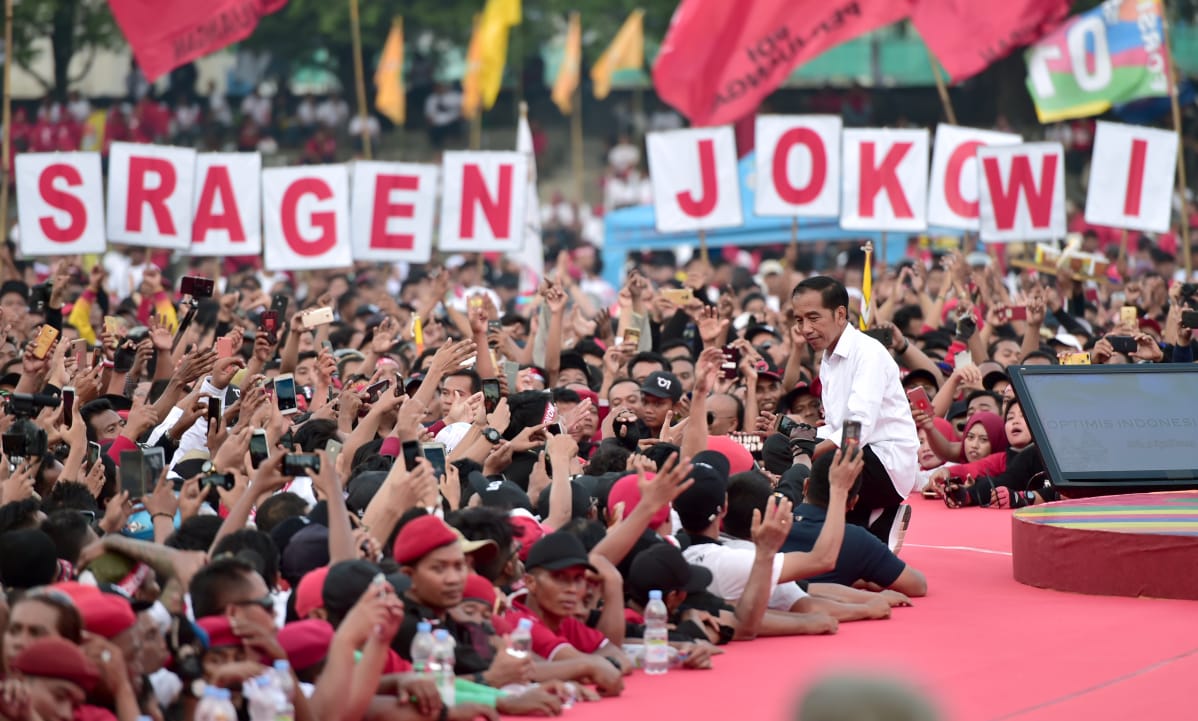 Calon Presiden nomor urut 01 Joko Widodo (Jokowi).