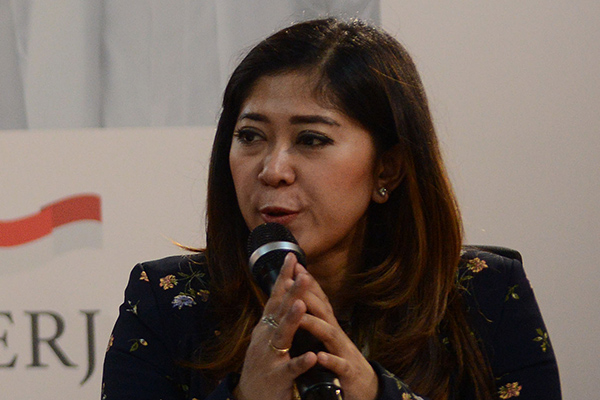 Juru Bicara Tim Kampanye Nasional (TKN) Joko Widodo-Ma’ruf Amin, Meutya Hafid