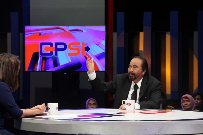 Ketua Umum DPP Partai NasDem Surya Paloh