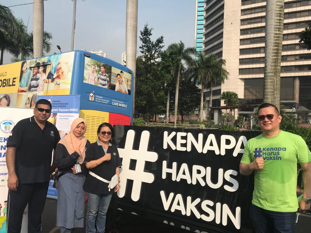 Pekan Imunisasi Dunia yang digelar pada 24-30 April 2019 tema  'Protected Together: Vaccines Work!