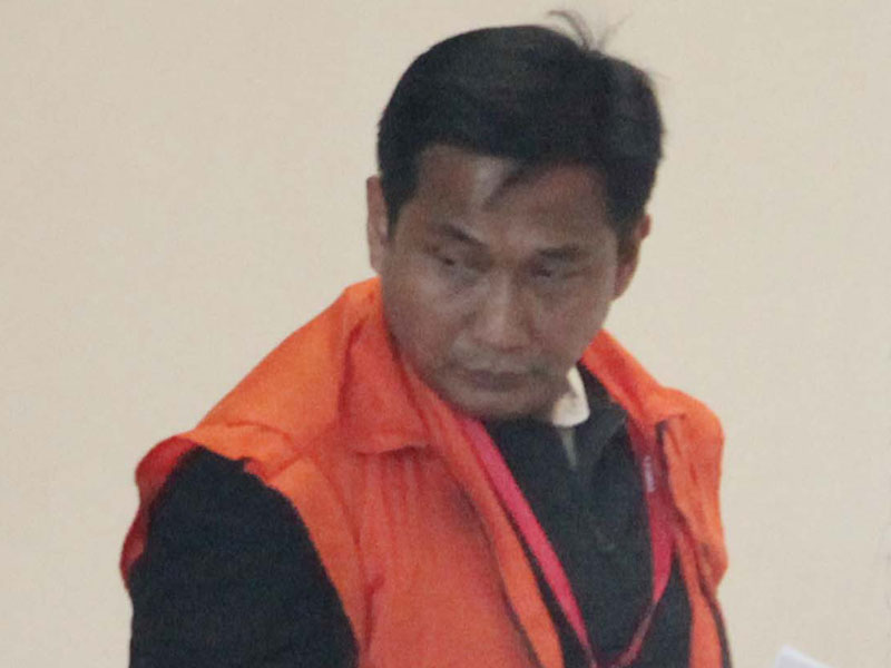 Tersangka kasus dugaan suap distribusi pupuk Bowo Sidik Pangarso 