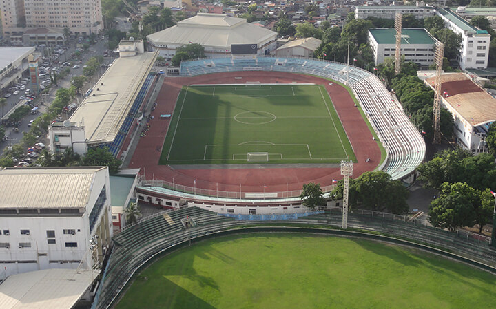 Rizal Memorial Coliseum, salah satu arena yang akan dipakai saat SEA Games 2019.