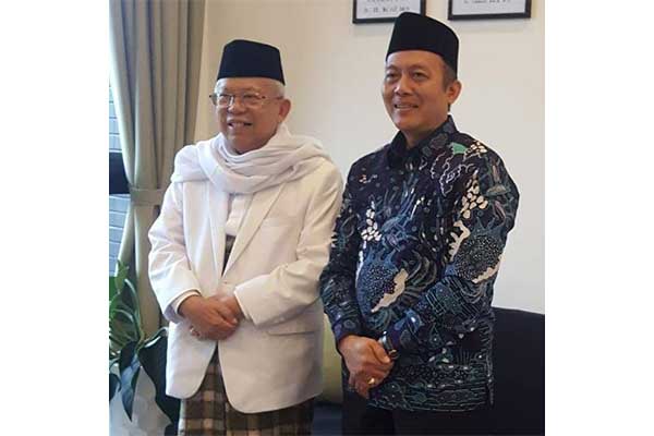 Cawapres KH. Maruf Amin dan Pakar Hukum Pidana Dr Iksan