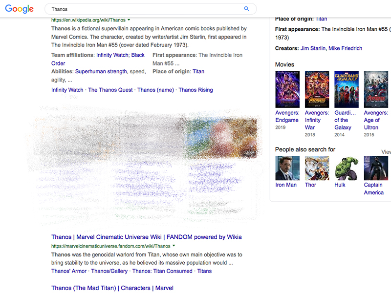 Pencarian hilang layaknya debu.