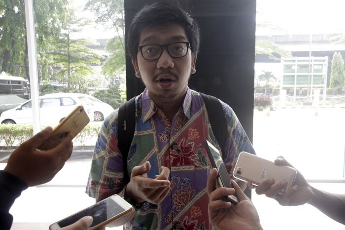 Peneliti Indonesia corruption watch (ICW) Kurnia Ramadhana.