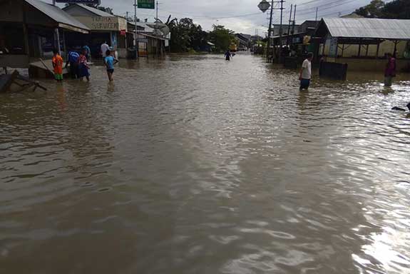 Hujan yang mengguyur pulau Belitung, Provinsi Bangka Belitung