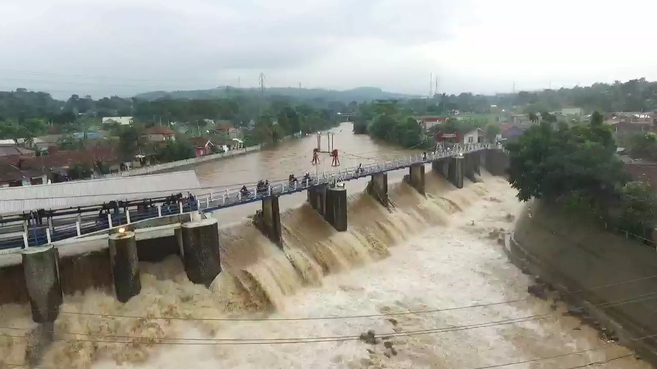 Ilustrasi bendungan Katulampa Bogor