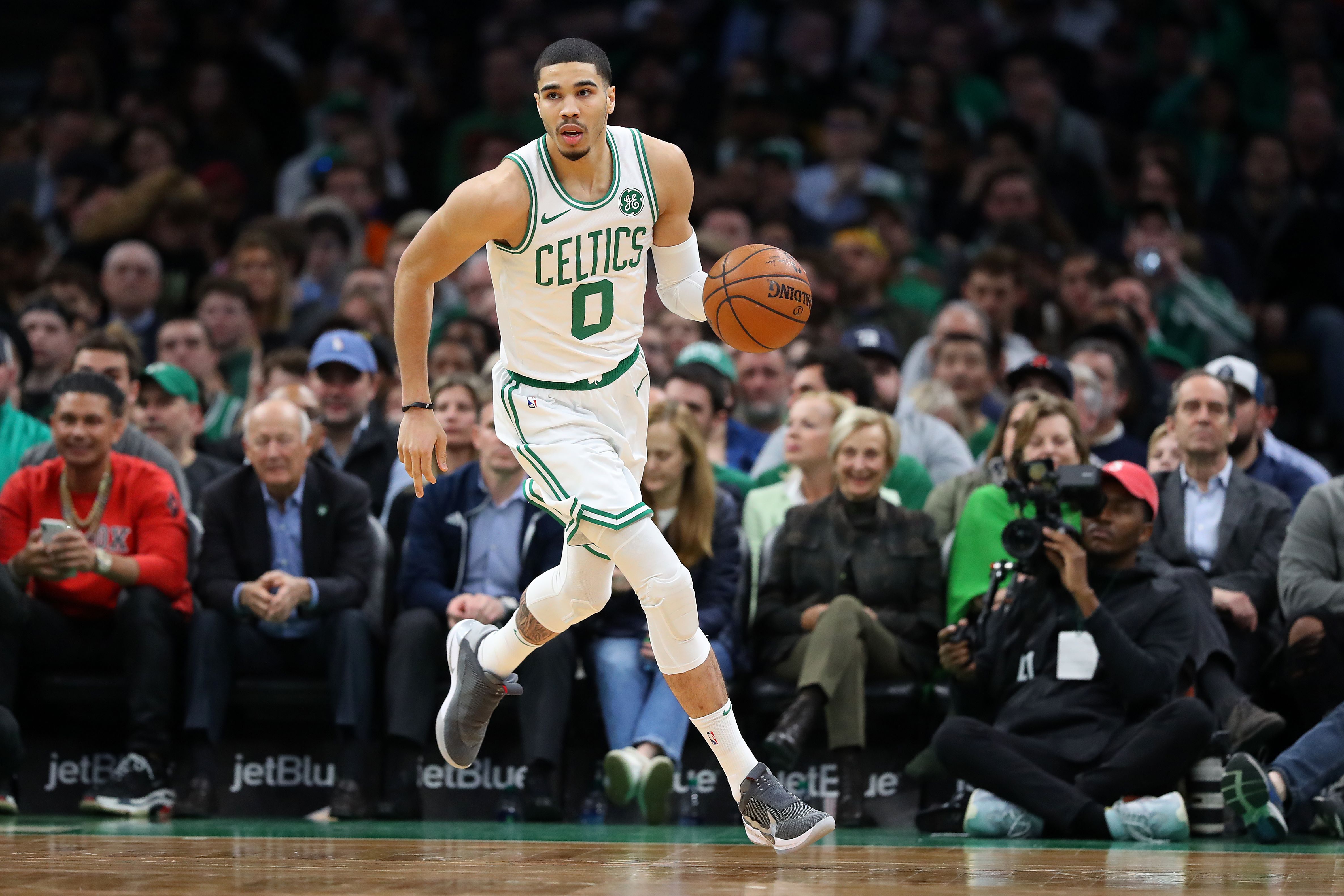Pemain Boston Celtics Jayson Tatum