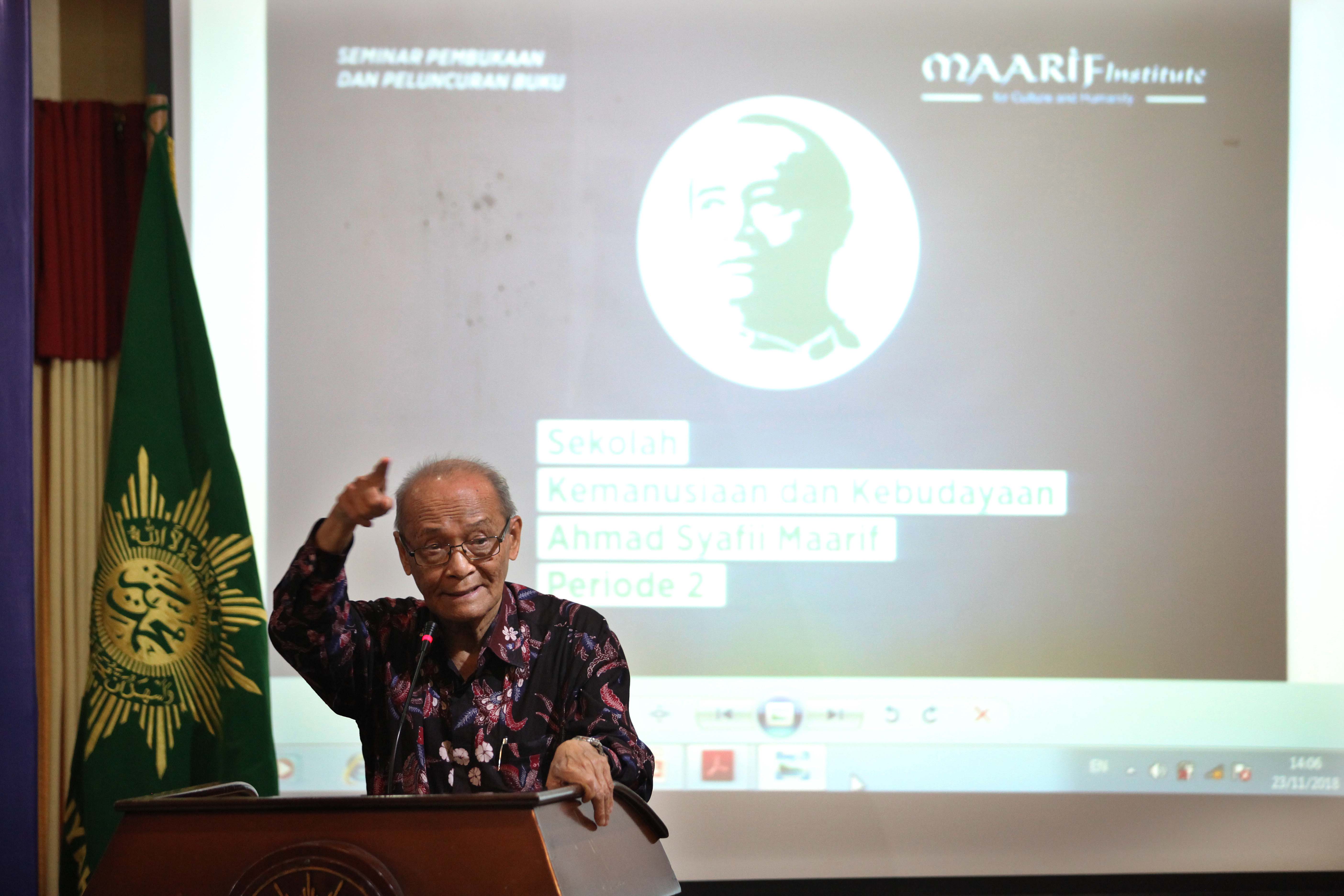 Mantan Ketua Umum PP Muhammadiyah Sayfi'i Ma'arif