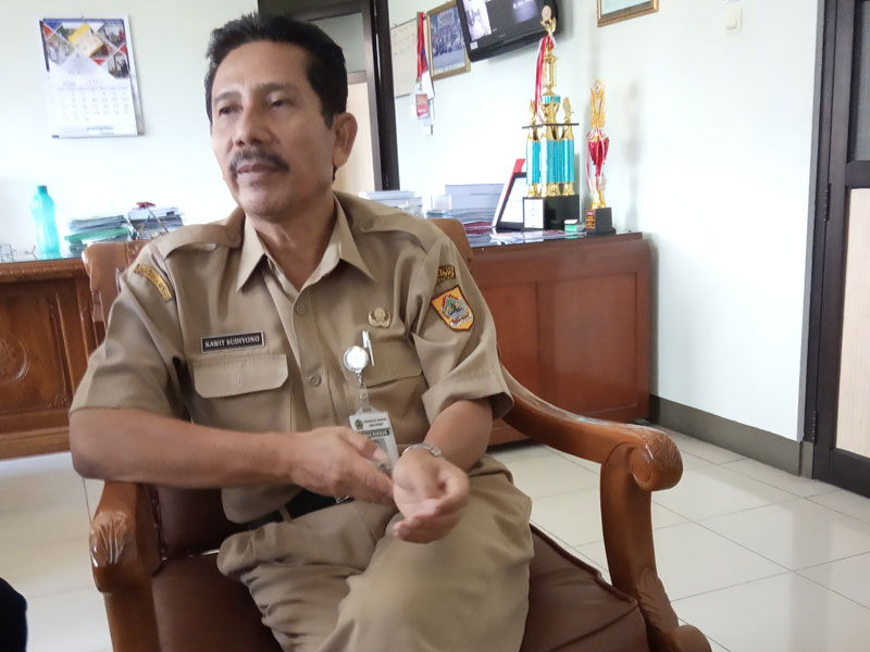 Ketua MKKS SMA Kabupaten Klaten Kawit Sudiyono.