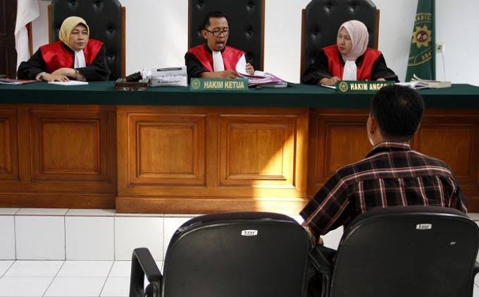 calon anggota Dewan Perwakilan Daerah (DPD) Udi bin Muslih divonis 1 tahun