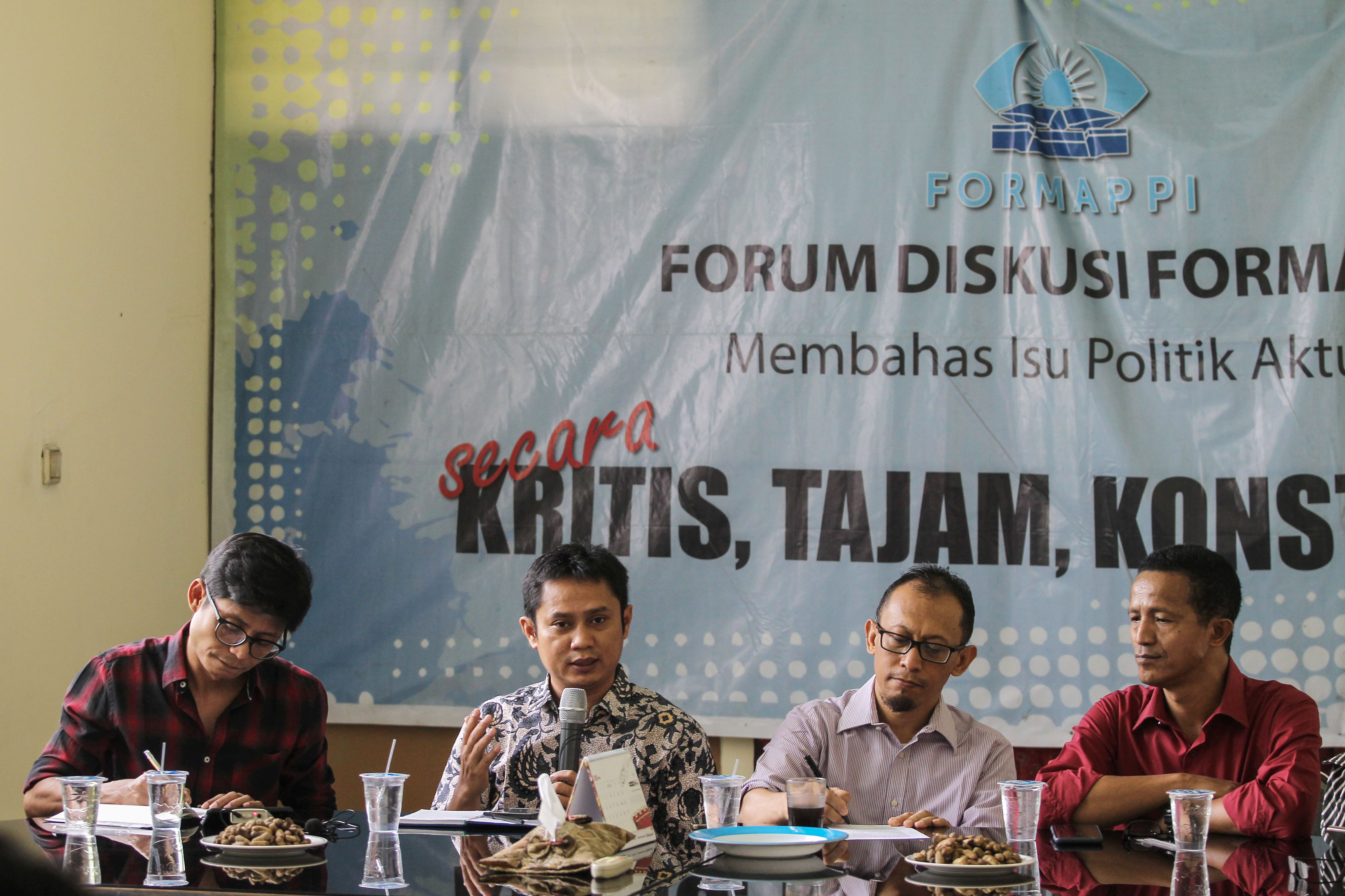Diskusi bertajuk Curang Pemilu Berujung 