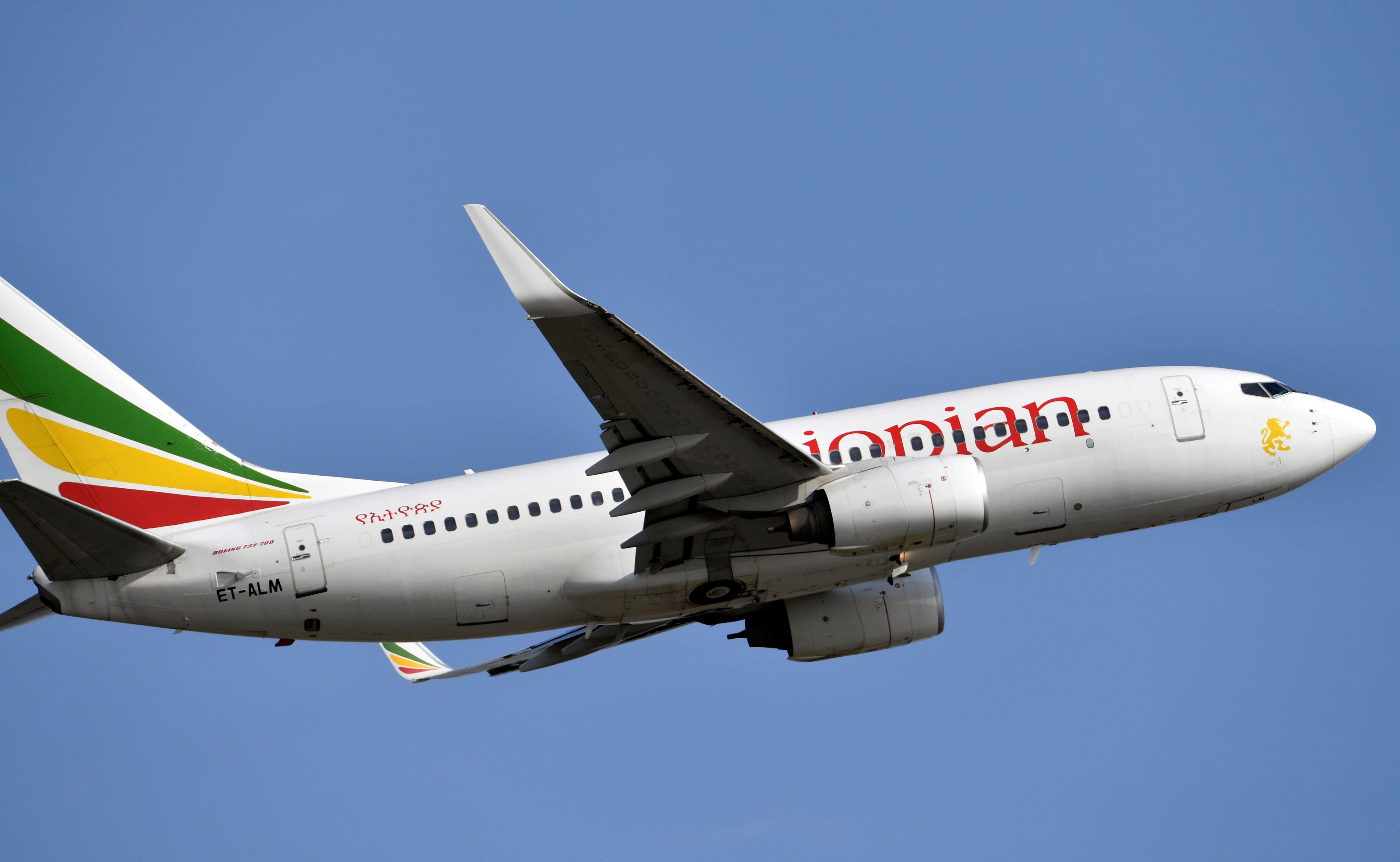 Pesawat milik Ethiopian Airlines