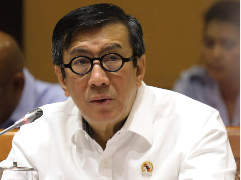Menteri Hukum dan HAM Yasonna H Laoly