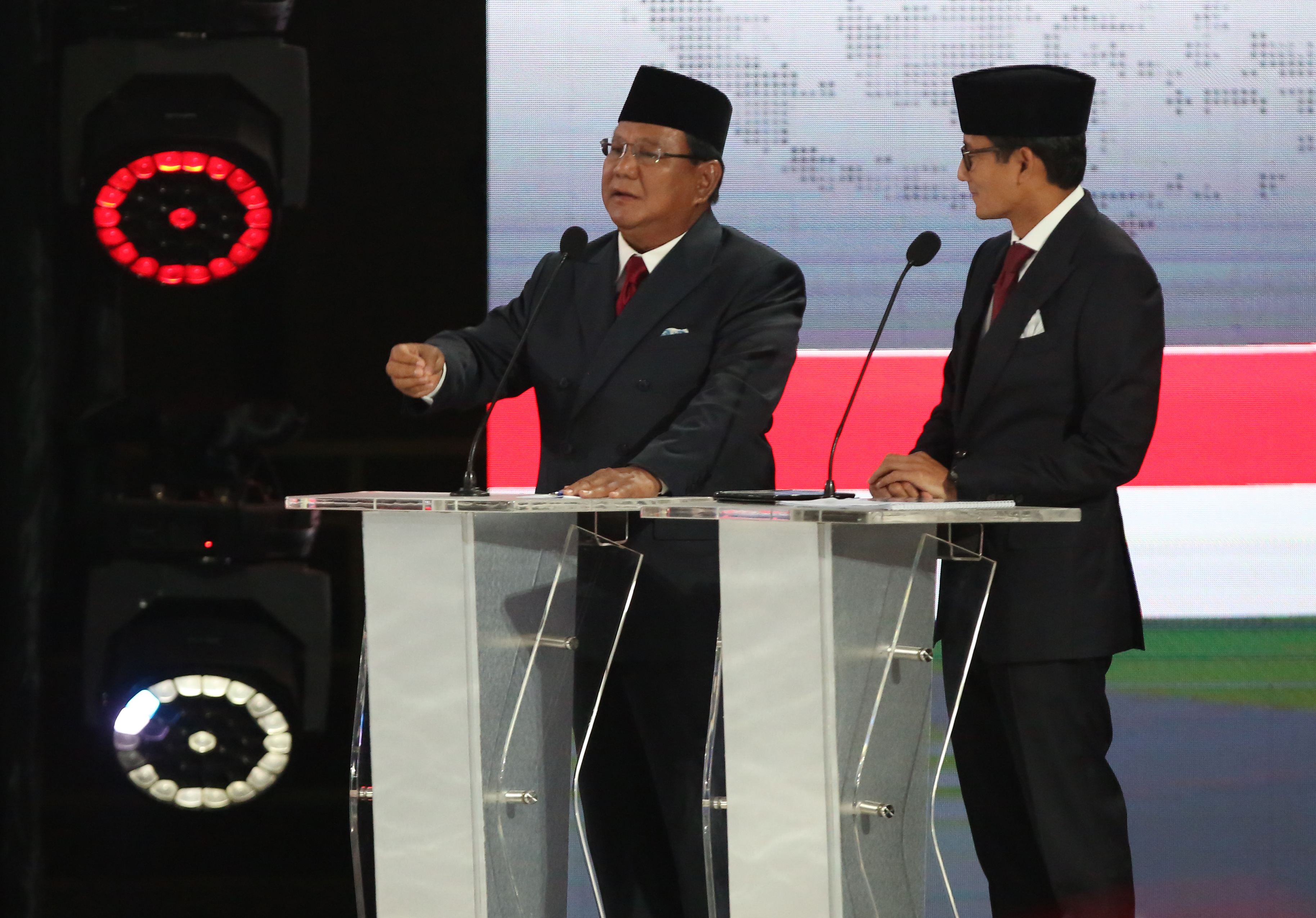 Pasangan Capres-cawapres nomor pasangan nomor urut 02 Prabowo Subianto dan Sandiaga Uno.