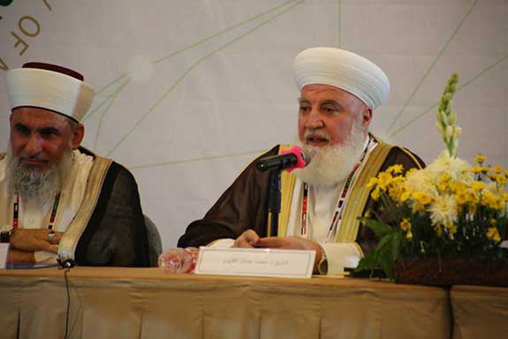 Mufti Damaskus (Suriah), Syaikh Dr Muhammad Adnan Al-Afyouni, di sela-sela Konferensi Ulama Sufi Internasional di Pekalongan, Jawa Tengah.