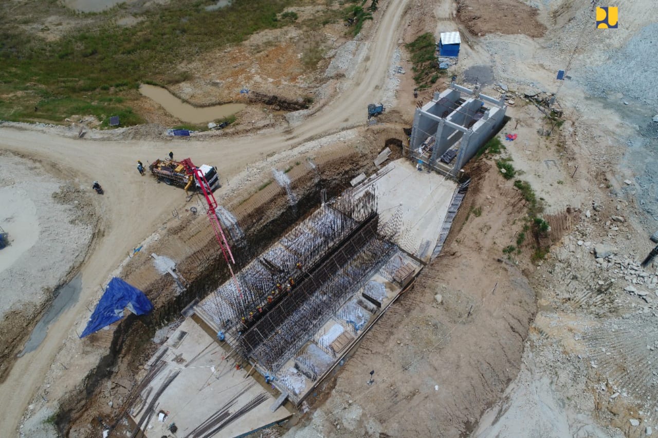 Siteplan bendungan Pidekso