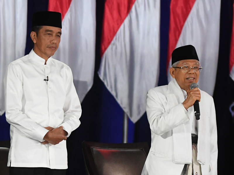 Pemilu Ulang, Jokowi-Amin Tetap Unggul