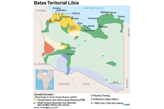 Batas teritorial Libia