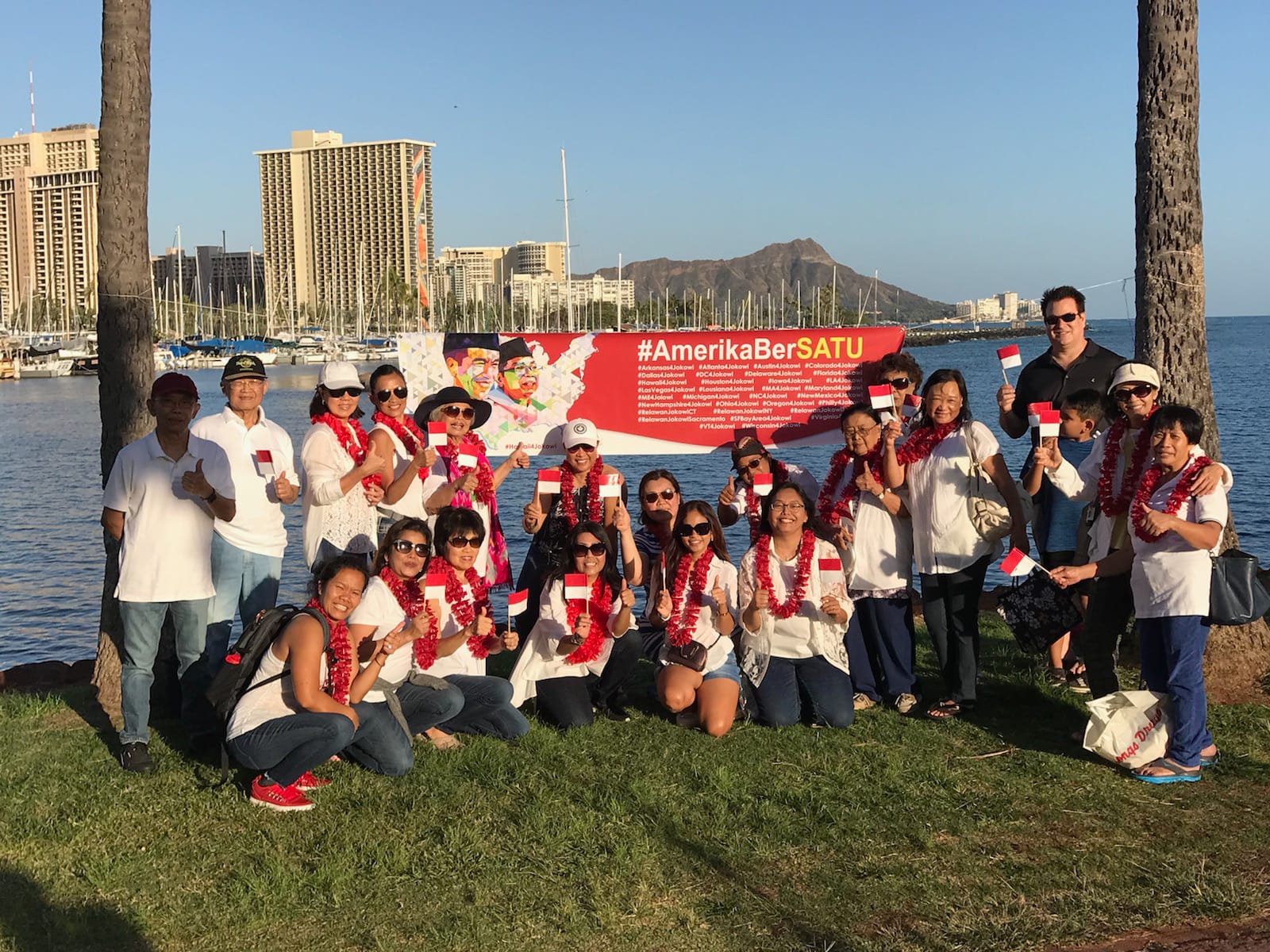 Relawan Jokowi-Amin di Amerika Serikat