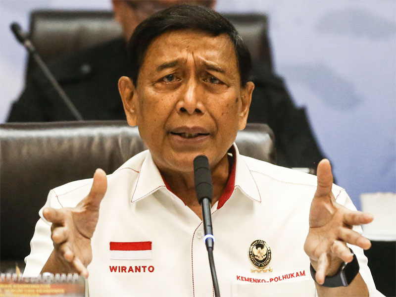 Menko Polhukam Wiranto.