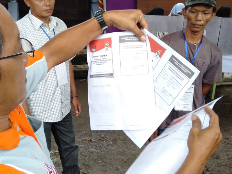 Penemuan Surat Suara Sudah Tercoblos