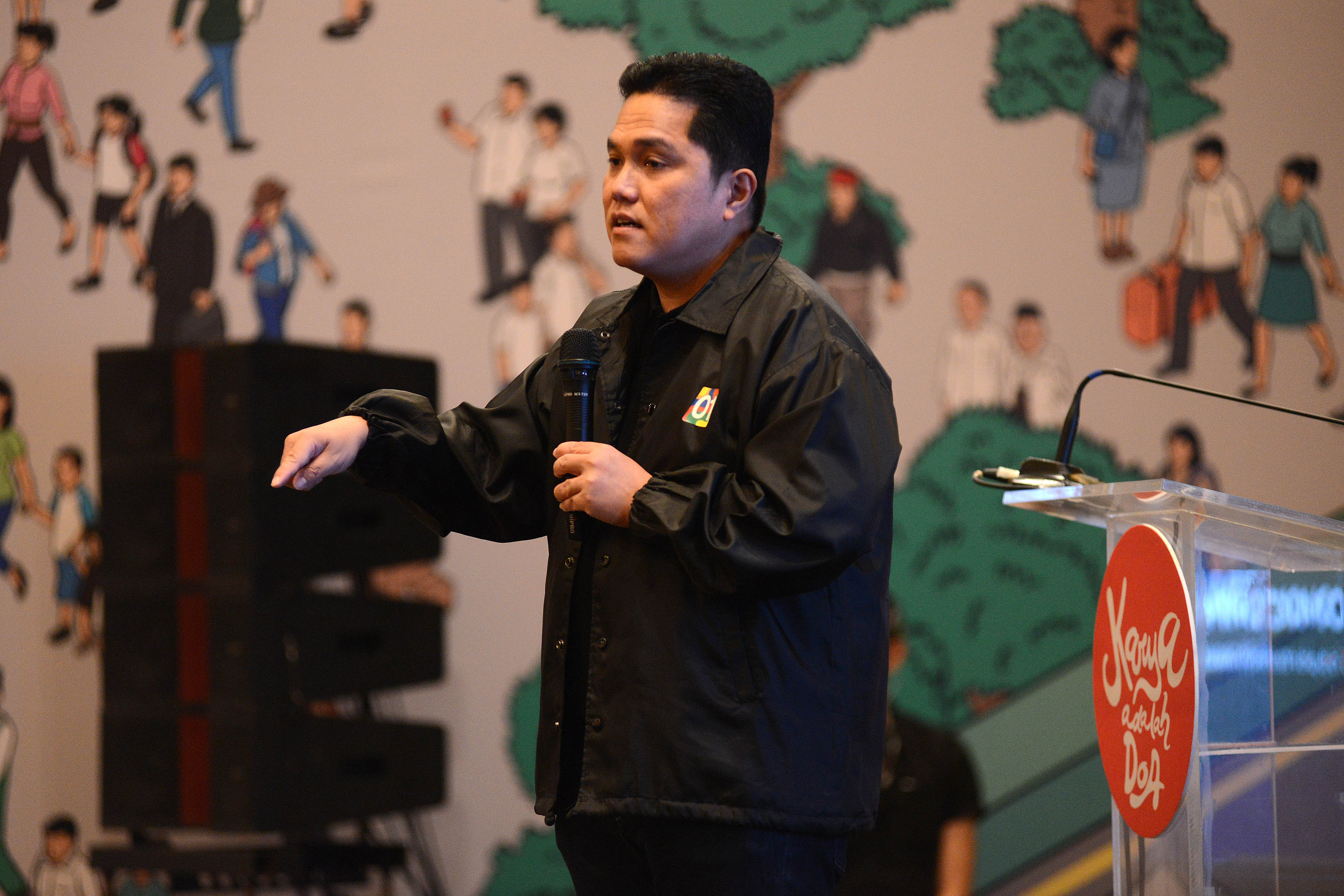 Ketua Tim Kampanye Nasional (TKN) Joko Widodo-Ma'ruf Amin, Erick Thohir 