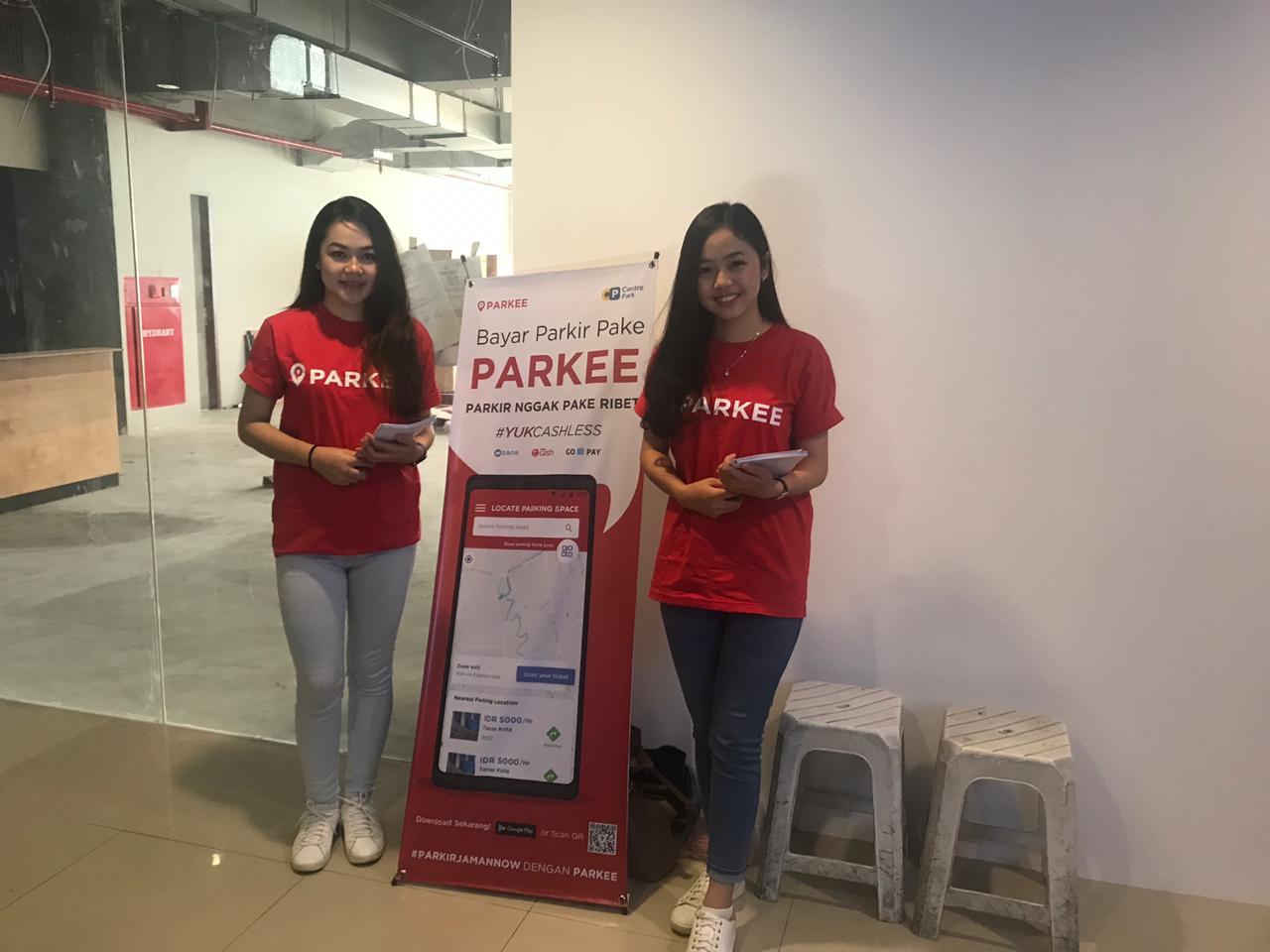 Aplikasi Parkee gubahan PT. CentrePark Citra Corpora