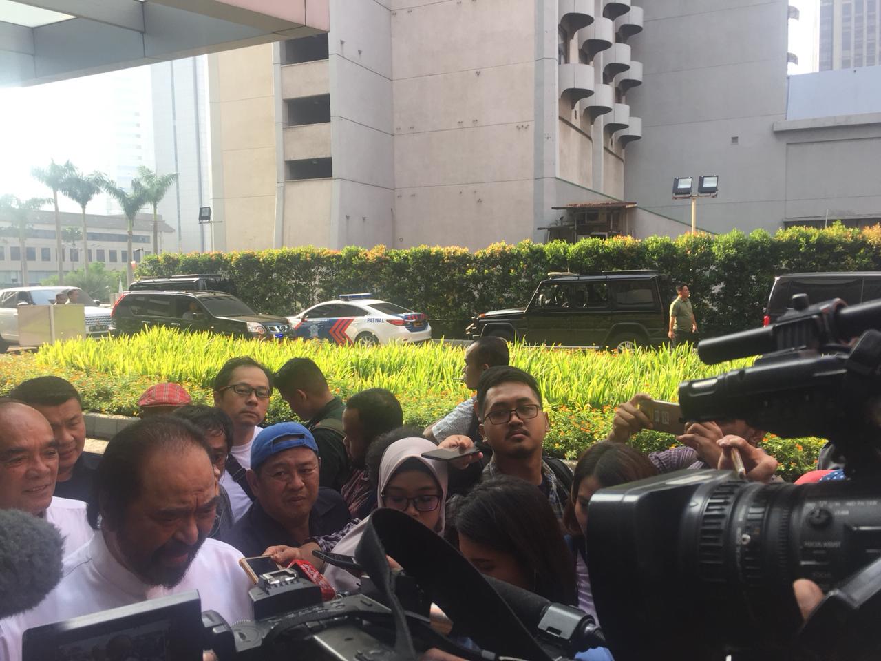 Ketua Umum Partai NasDem Surya Paloh di Djakarta Theater